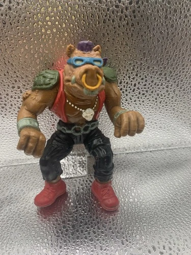 Vintage TMNT Bebop Action Figure 1988 Playmates Loose Ninja Turtles