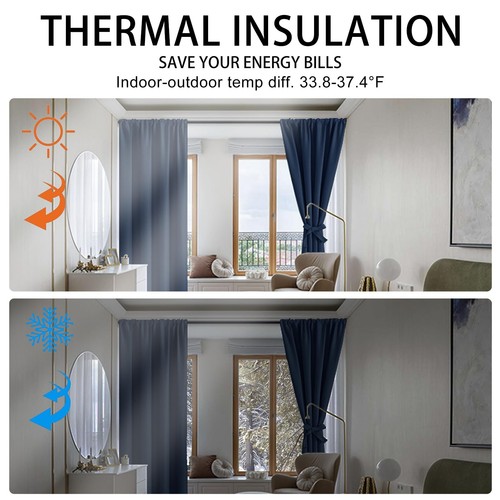 Blackout Curtains for Bedroom– Thermal Insulated,Noise Reducing Room Darkenin... - Picture 4 of 9