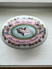 1981 LE FRANKLIN PORCELAIN MELODIES OF LOVE MUSIC BOX COLLECTION "TAKE MY HAND..