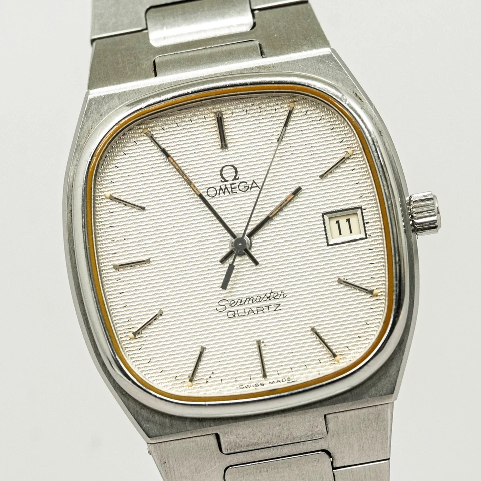 Sin Tarifas **Vintage 1979** OMEGA Seamaster Cal.1342 Cuarzo Push Crown 32mm Para Hombre Foto 3 de 4