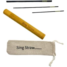 Vocal Training and Healing Aid Tool,Sing Straw Voice Vocal Trainer Metal Ther...