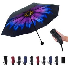 Travel Umbrella - Lightweight Portable Mini Compact Umbrellas with UV Protect...