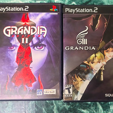 Ubisoft Grandia II And Grandia 3 PS2 T NTSC-U/C Role Playing RPG Manual Included