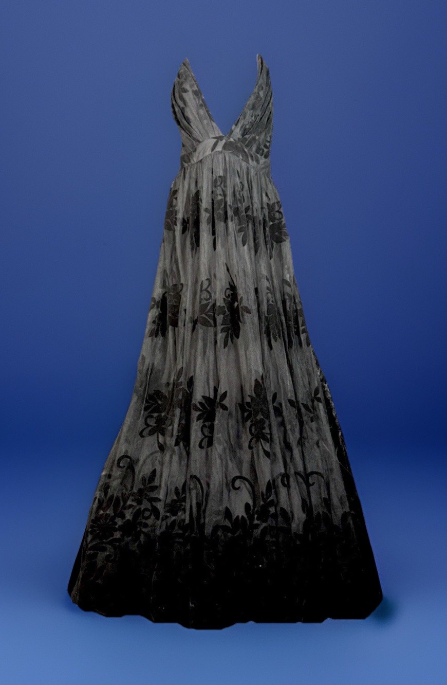 Windsor Black Dress Translucent Magical Night Garden Stevie Nicks Worthy size S