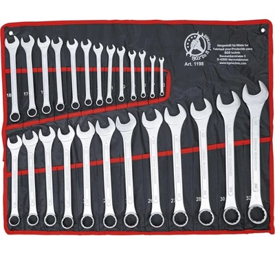 CLES MIXTES DE 6 A 32 MM - JEU DE 25 CLES MIXTES FINITION CHROMEE - Photo 1/4