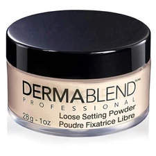 Dermablend Loose Setting Powder, Face Powder Makeup & Finishing Powder for Light