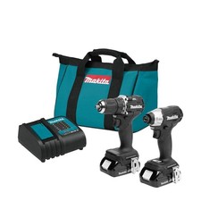 Makita 18v Cordless Combo Tool Kit 2 Tools Drill Impact Sub Compact w/ Bag NEW