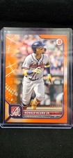 2022 Bowman Topps Ronald Acuña Jr. #70 Orange Border /25 Atlanta Braves MLB