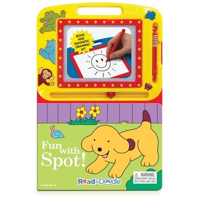 Fun with Spot! Read & Doodle - Learning resources for kids, a magnetic drawing p