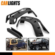 Wide Black Pocket Extended Fender Flares Kit Fit For 1997-2006 Jeep Wrangler Tj Wide Black Pocket Extended Fender Flares Kit Fit For 1997-2006 Jeep Wrangler Tj