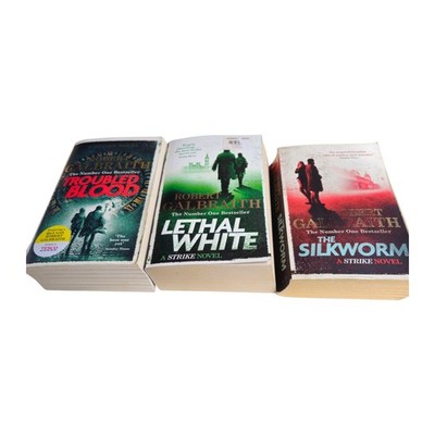 Robert Galbraith Cormoran Strike Series 3 Books Set - Lethal White + More
