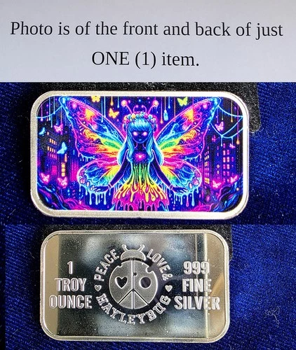 Hayleybug Mint Dreamweaver 1 Troy Oz .999 Fine Silver Bar