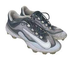 Nike Alpha Huarache Elite 4 Men’s 13 MCS Wolf Gray Baseball Cleats FD6221-012