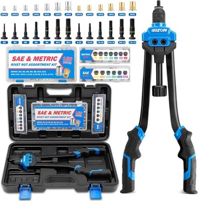 Rizom Rivet Nut Tool 16 Inch 13 Metric SAE Mandrels Kit