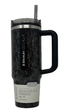 Stanley x Calia 30oz Flowstate Quencher H2.0 Tumbler Black Serpent Brand New