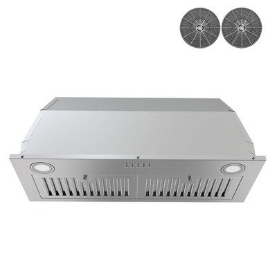 30''343 CFM Built-in Insert Kitchen Vent Ducted/Ductless Convertible Range Hood i