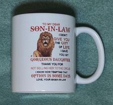 Son In Law Coffee Mug Funny Gift From Mother ...