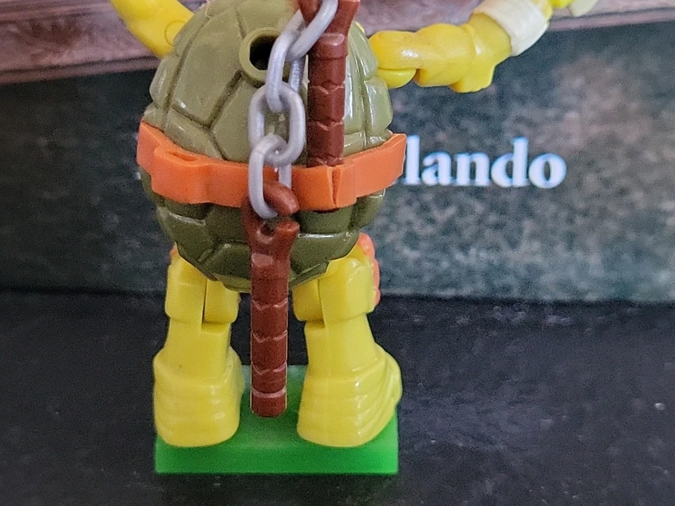 Michelangelo Teenage Mutant Ninja Turtles Mega Bloks Series 1 Minifigure - Изображение 4 из 4