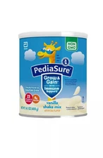  PediaSure Gain Shake Mix Powder Vanilla  14.1.oz Pack Of 6 Exp:01/2026+