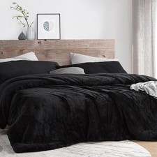 Me Sooo Comfy Coma Inducer Byourbed Oversized QUEEN Comforter Set Black NEW