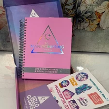 Source Unknown Pink and Purple Life Design Journal