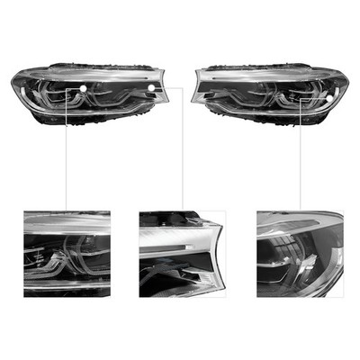 For 2017-2020 BMW 5 Series 540i G30 G31 Full LED Headlight Left+