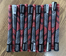 Golf Pride MCC Plus 4 Standard Golf Club Grips Rubber Red/Gray/Black