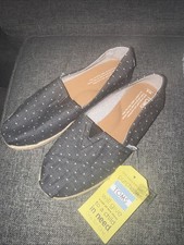 Toms Alpargata Rope Espadrille Shoes Uk4