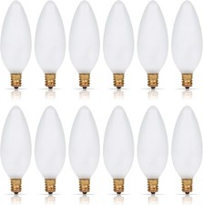 Simba Lighting Candelabra Torpedo 12 Count Pack of 1 , 2700 Warm White