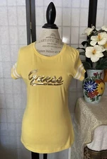 GUESS VTG 90s/Y2K Junior Wom L Fitted Athletic Tee/Top