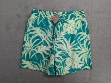 Puma Essential Palm Resort Graphic, Swim Trunks Shorts Green Casual Size XL New