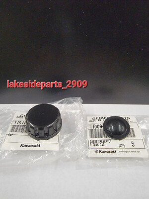 NEW OEM KAWASAKI COOLANT RESERVOIR CAP GASKET MULE TERYX NINJA VULCAN 11012-1084