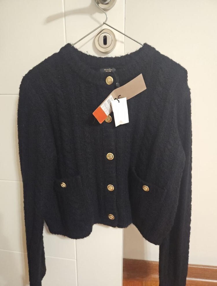 トップス MASSIMO MODA silk Euro cardigan MASSIMO DUTTI Wool Blend Dark Blue Cardigan | eBay