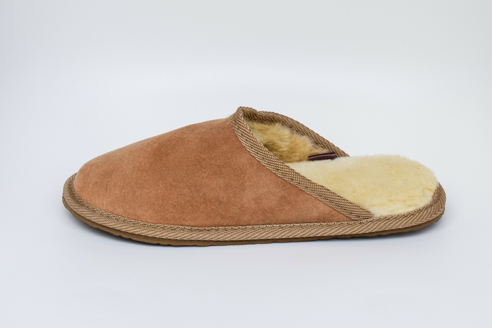 SAOLA Pantofole uomo donna vera pelle di pecora fatte a mano SUOLA DURA