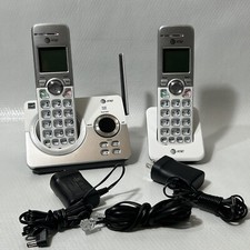 AT T EL52319 2 Handset Cordless Answering System w/ Caller ID Telephone