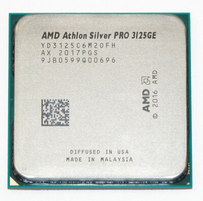 AMD YD3125C6M2OFH Athlon Silver PRO 3125GE 2-Core 3.4GHZ 4MB/L3  AM4 Zen+ CPU