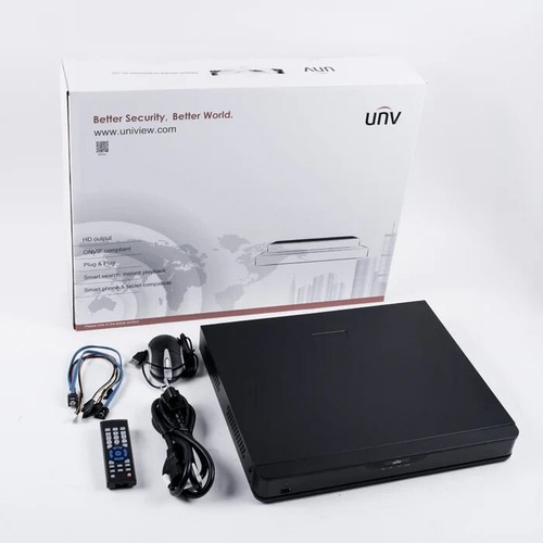 UNIVIEW 16ch 4K NVR Network Uniview 14x4MP NDAA Audio IP Camera Kit di Sicurezza - Foto 3 di 9