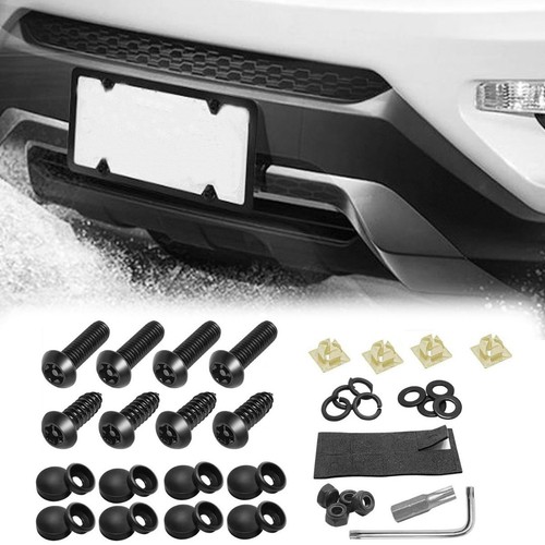 Purchase YALOK Anti Theft License Plate Screws Kits- Rustproof Stainless Black-Set1 In , For US - Foto 6