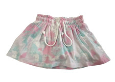 Cat  Jack Girls Toddler Skort Pink Blue White Tye Dye Elastic Waist Size 2T