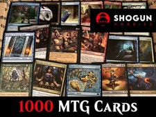 1000 MAGIC THE GATHERING MTG CARDS LOT W/ RARES AND FOILS INSTANT COLLECTION 