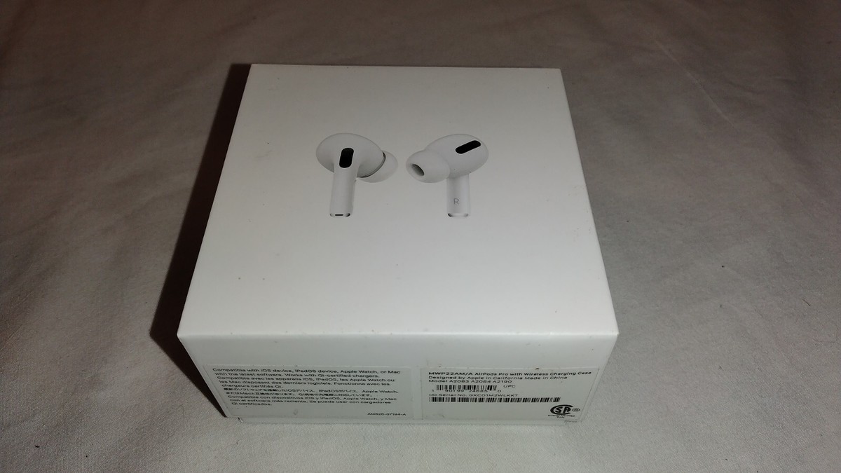 BOX ONLY Apple AirPods Pro Headphone Model A2083 A2084 A2190 W