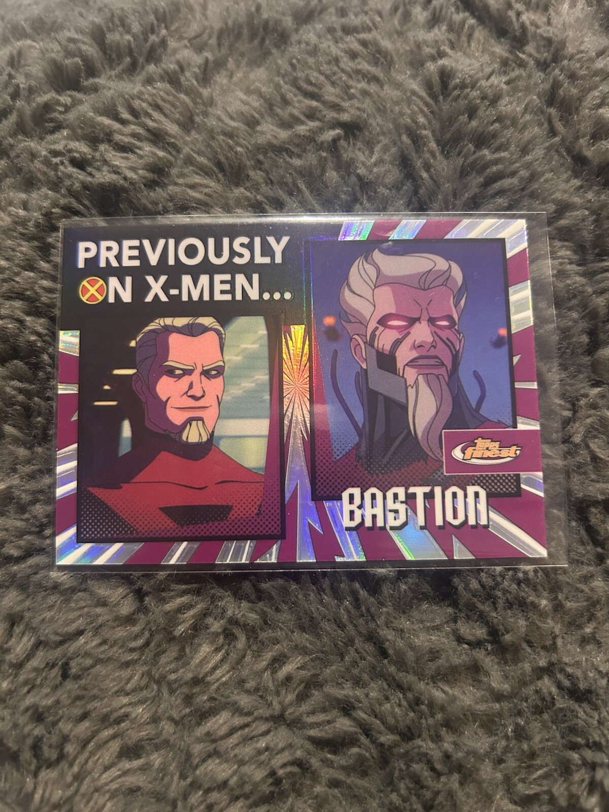 2025 Topps Finest Marvel X-Men '97 #PO-13 Bastion Previously On X-Men