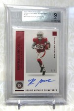 Rondale Moore 2021 Encased Rookie Signatures Ruby RC  #1/5 BGS 9 On Card Auto