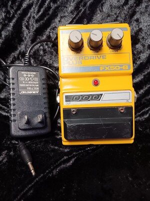 DOD FX50-B Overdrive Plus Guitar Pedal with Wall Adaptor!!