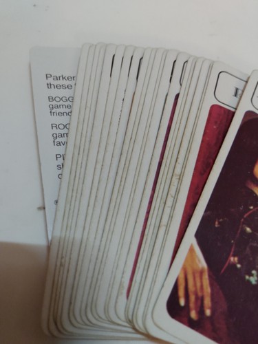 Vintage 1979 Clue Board Game Full Set of 21 Replacement Cards - Played Condition - Picture 6 of 8