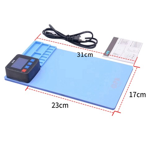 LCD Screen Heating Pad Opening Separator Phone Repair Heating Platform Plate HAU - Photo 3 sur 14
