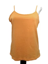 TIME AND TRU SOFT PAPAYA ADJUSTABLE STRAPS STRETCH KNIT CAMI/TANK Sz M*