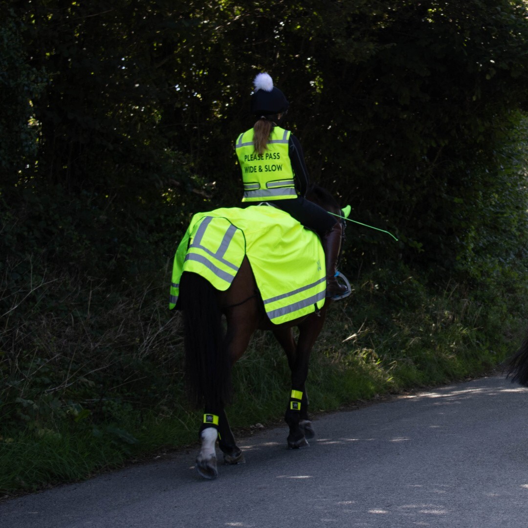 Woof Wear Hi Vis Vest Child Yellow Reflective, Pockets, Centre