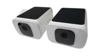 Lot of 2 eufy 2K Solar Security Cameras Wireless Outdoor Spotlight SoloCam S230
