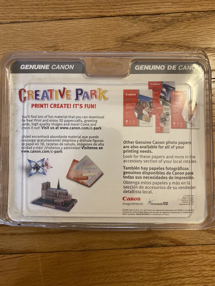 Canon Ink & Paper Combo Pack CLI-36 Color Ink Cartridge And 4x6” 100pk Paper - Image 2 of 4